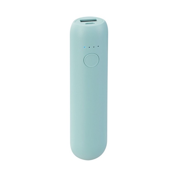 onn. Portable Battery 1x Charge 3350 mAh - Aqua - Picture 1 of 6